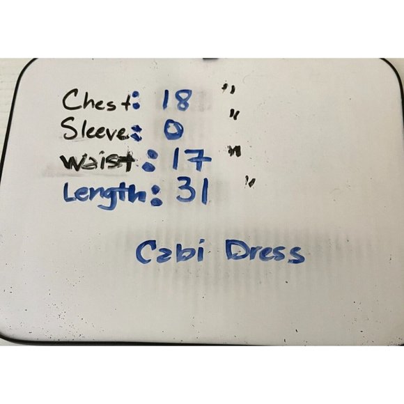 New CAbi Dazzle Silk Tunic Top Lace Look Tank NWT Size 10 Black - Picture 11 of 11